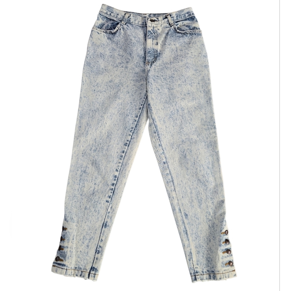 Cap Ferrat Vintage Stylish Acid Wash Denim  Jeans Size 11